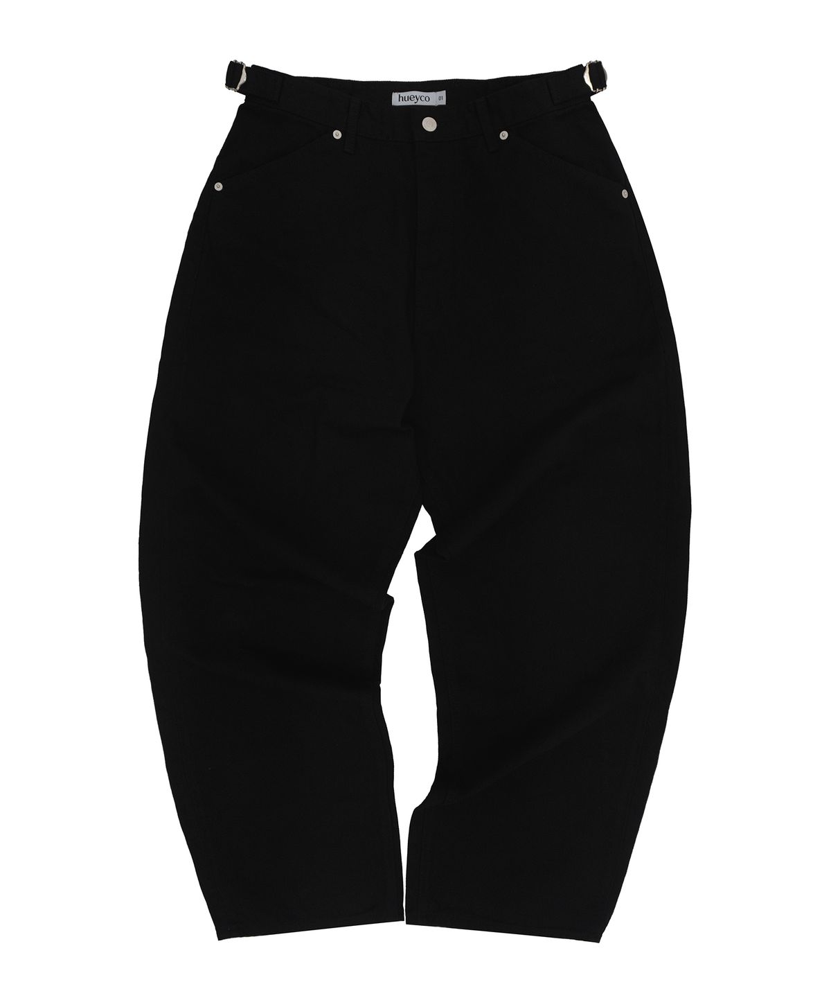 휴이(HUEY) Curved Denim Black