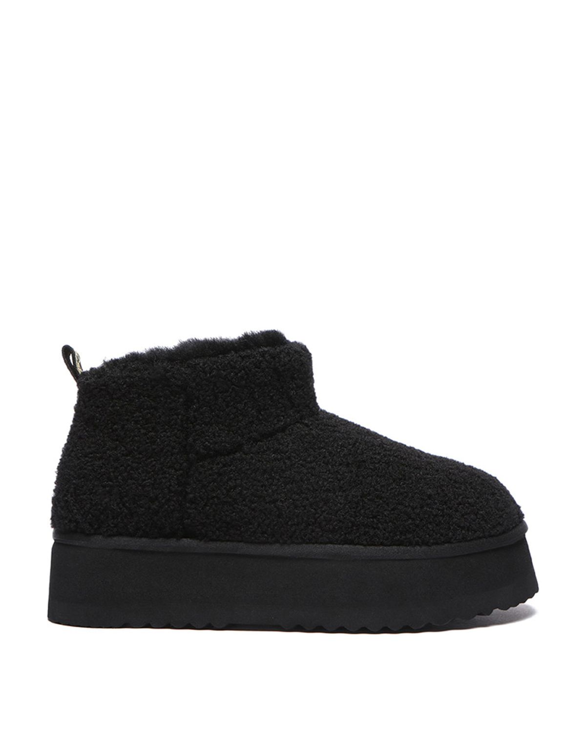 에버에이유(EVERAU) ULTRA PLATFORM TEDDYCOZY(Black)