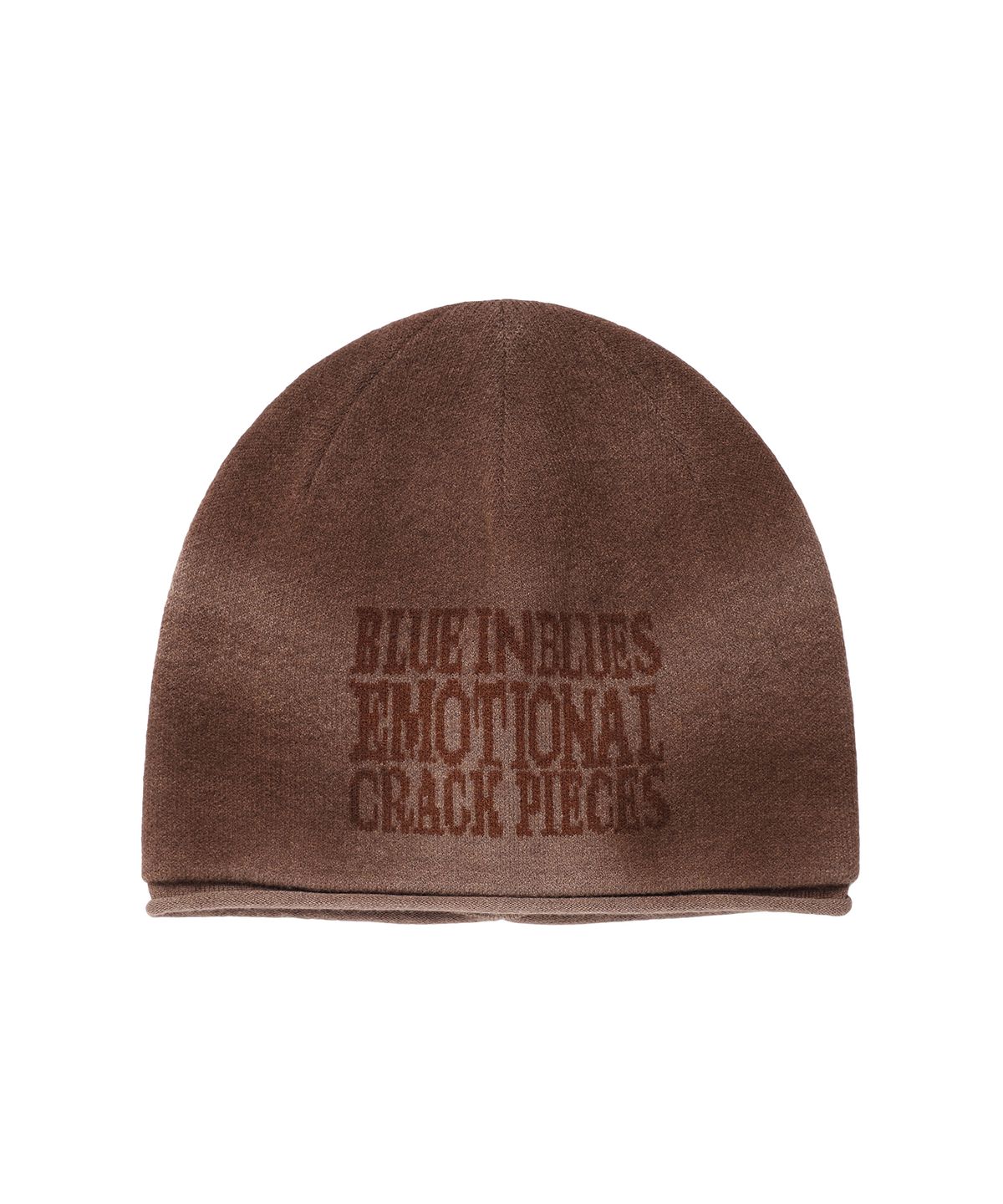 더바이닐하우스(THEVINYLHOUSE) PATTERN BEANIE BROWN