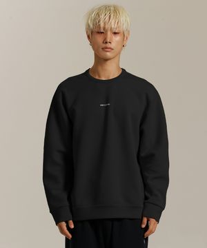 드리프트코어 유니 크루 넥-블랙