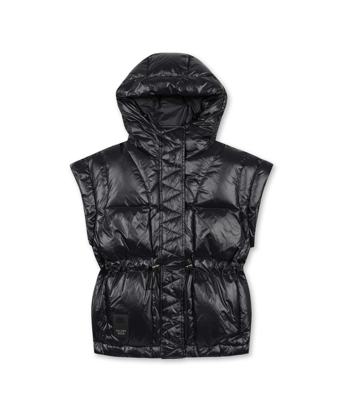 골든베어(GOLDEN BEAR) (W) Mid Length Down Vest G5VAW25801BKX