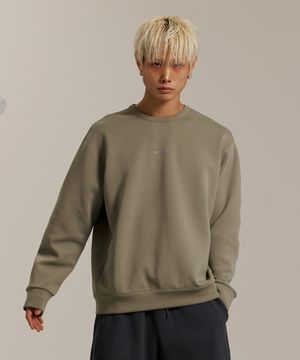 드리프트코어 유니 크루 넥-카키