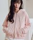 클로이 벨로아 후드 집업 [PINK]