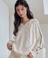 바닐라 니트 후드 [IVORY]