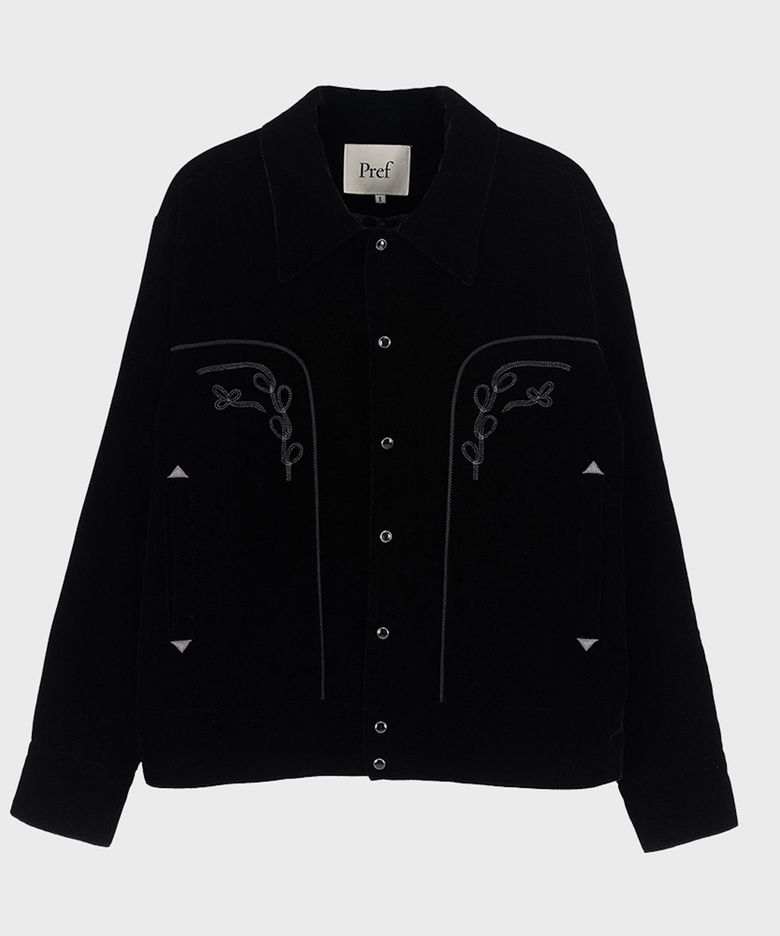 BLACK VELVET ROCKABILLY JACKET