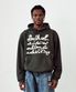 CURSIVE WRITING TYPO HOODIE KHAKI