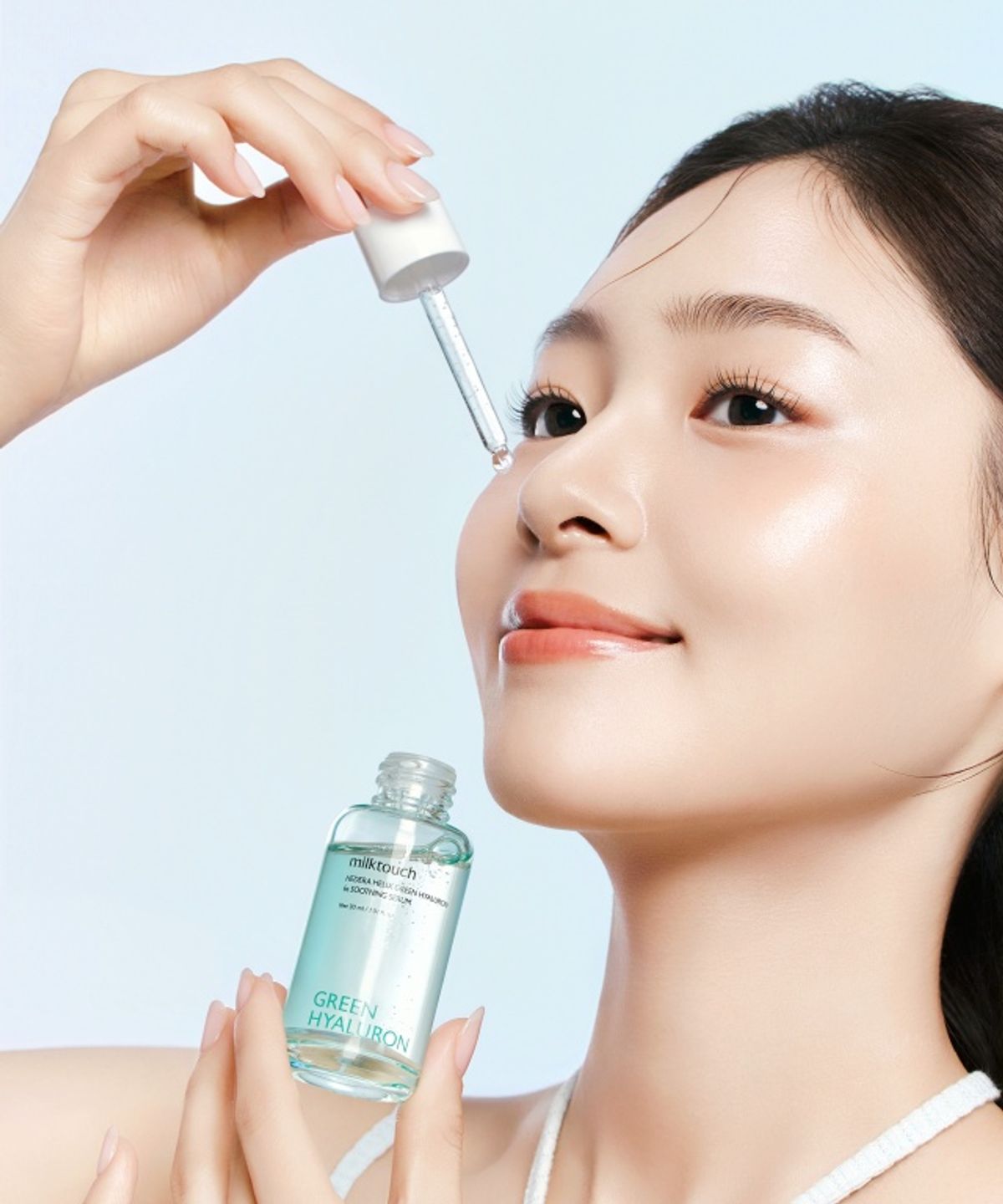 밀크터치(MILKTOUCH) 서양송악 그린히알루론 6초 수분 진정 세럼 30ml