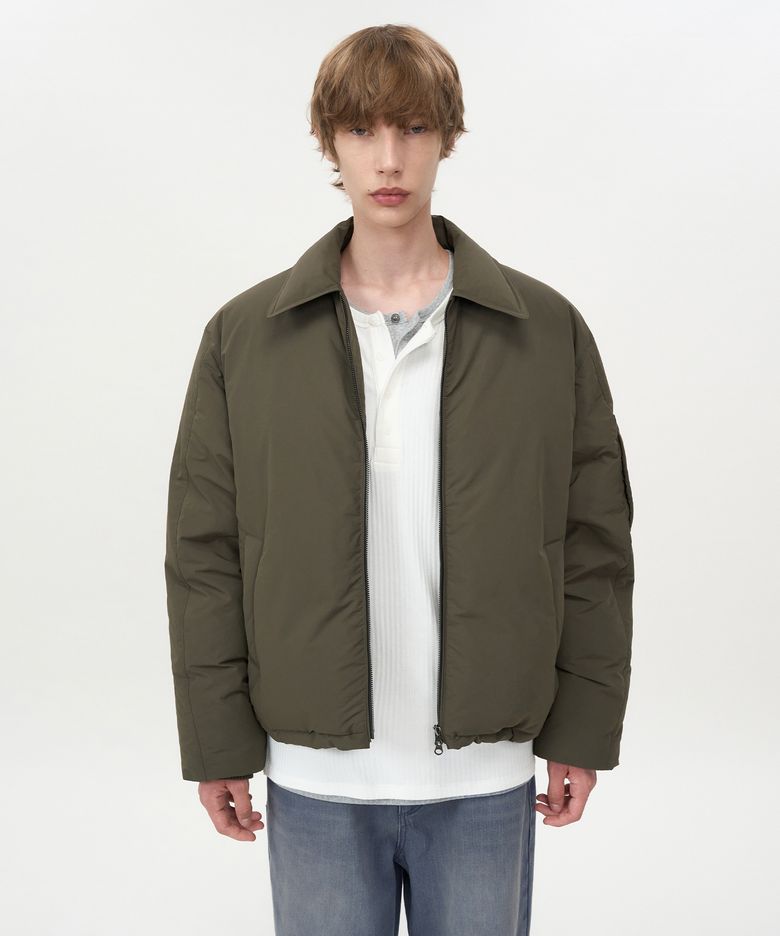 칼라 플라이트 다운 푸퍼 KHAKI