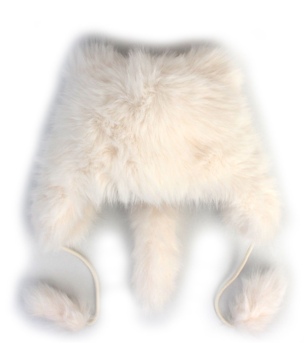 유니버셜 케미스트리(UNIVERSAL CHEMISTRY) Fox White Poly Fur Balaclava 여우모자