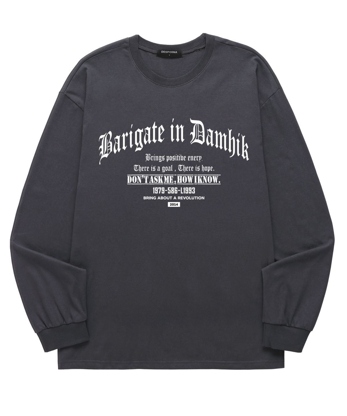바리게이트(BARIGATE) L1993 롱슬리브 (BLS032) 차콜
