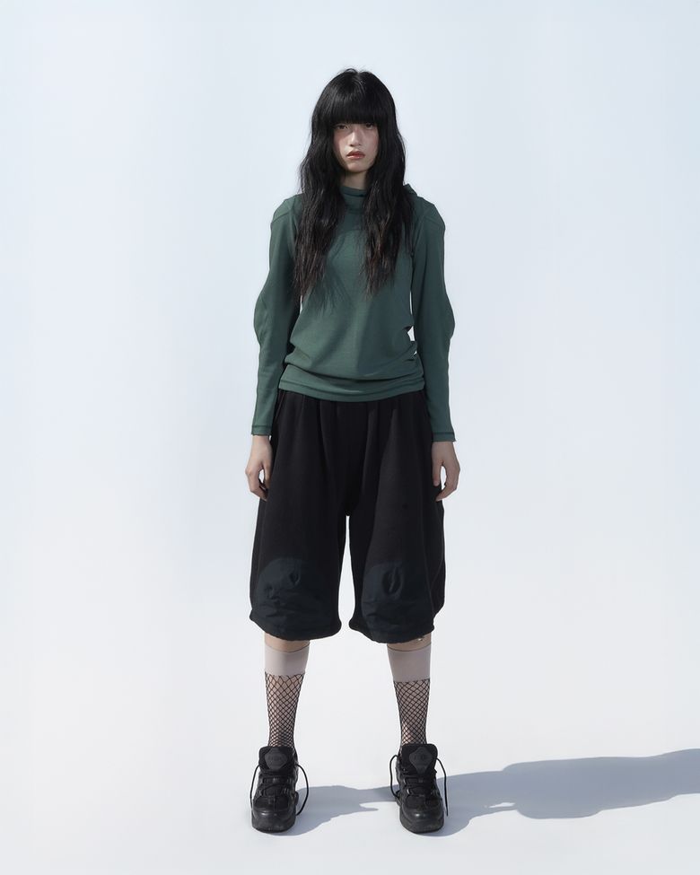 Knurl Hoodie in Green