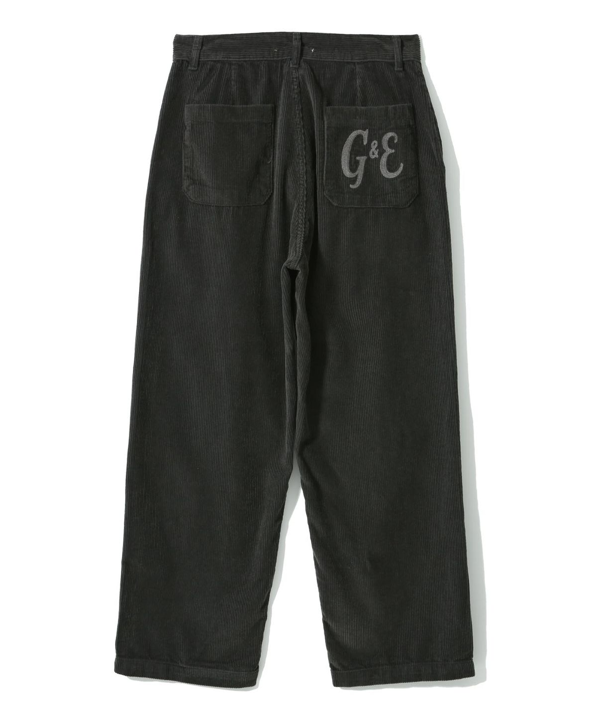 가든익스프레스(GARDEN EXPRESS) Corduroy Loose-Fit Pants (dark green)