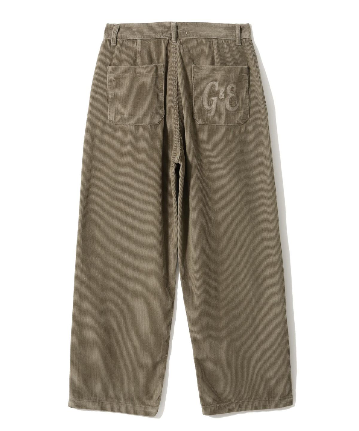 가든익스프레스(GARDEN EXPRESS) Corduroy Loose-Fit Pants (beige)