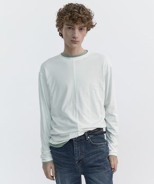 CF MODAL LONGSLEEVE TOP - OFF WHITE