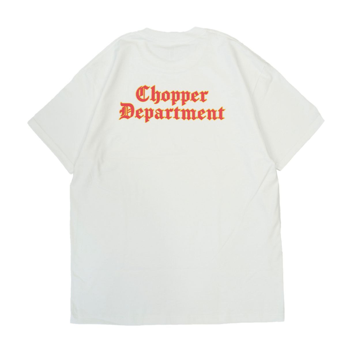 쵸퍼 뎁트(CHOPPER DEPT) 올드 디파트먼트 티셔츠 화이트