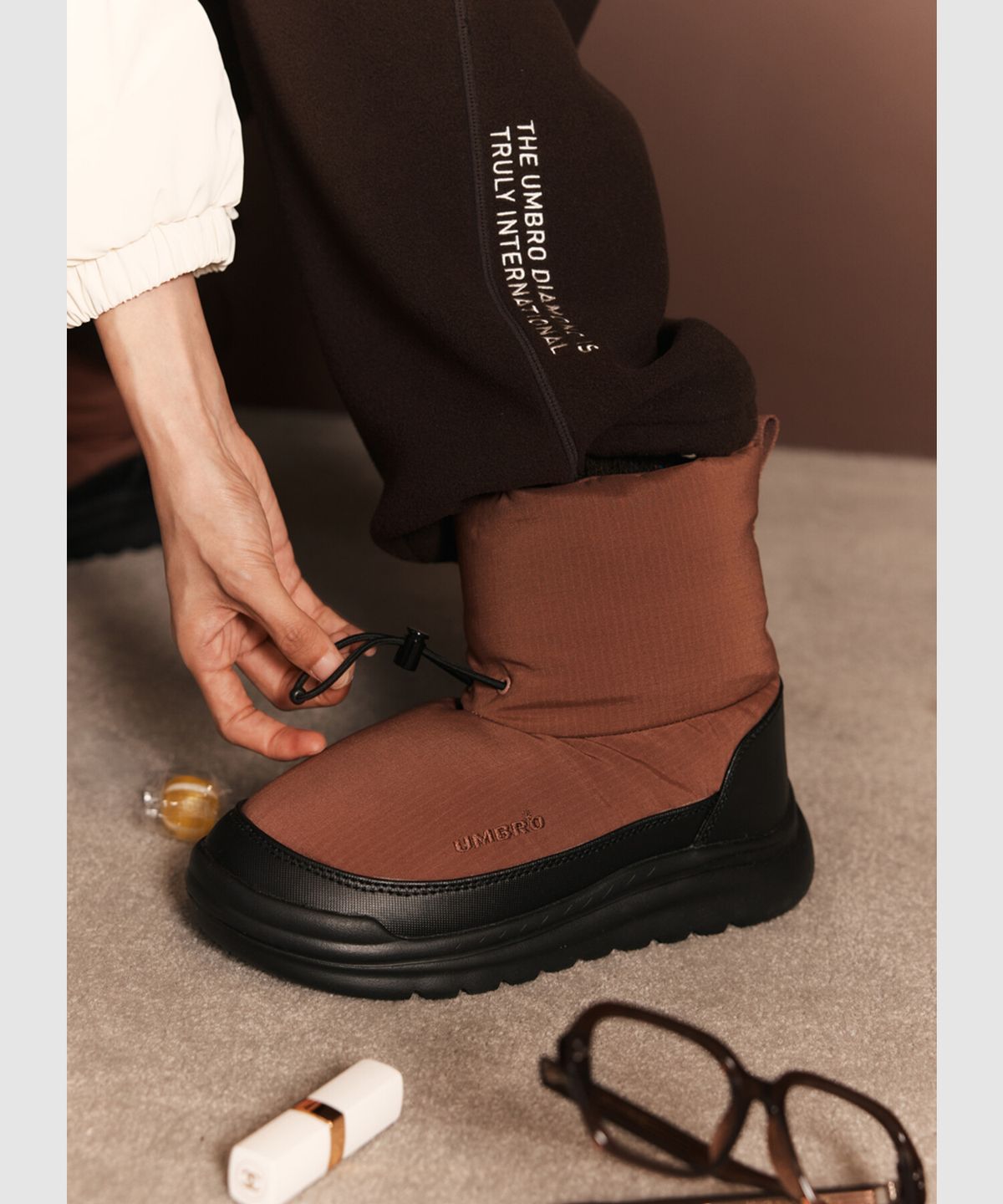 엄브로(UMBRO) TIFO BOOTS (티포 부츠) 브라운 UQ423ETPO4