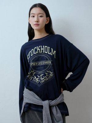 Stockholm Long sleeved T-shirt navy