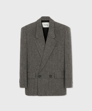 PAVILLON WOOL JACKET DARK BROWN
