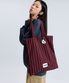 HEART STRIPE ECO BAG RED
