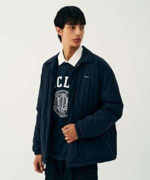 남녀공용 데일리 스몰로고 패딩 셔켓[NAVY](UBAUJ23)
