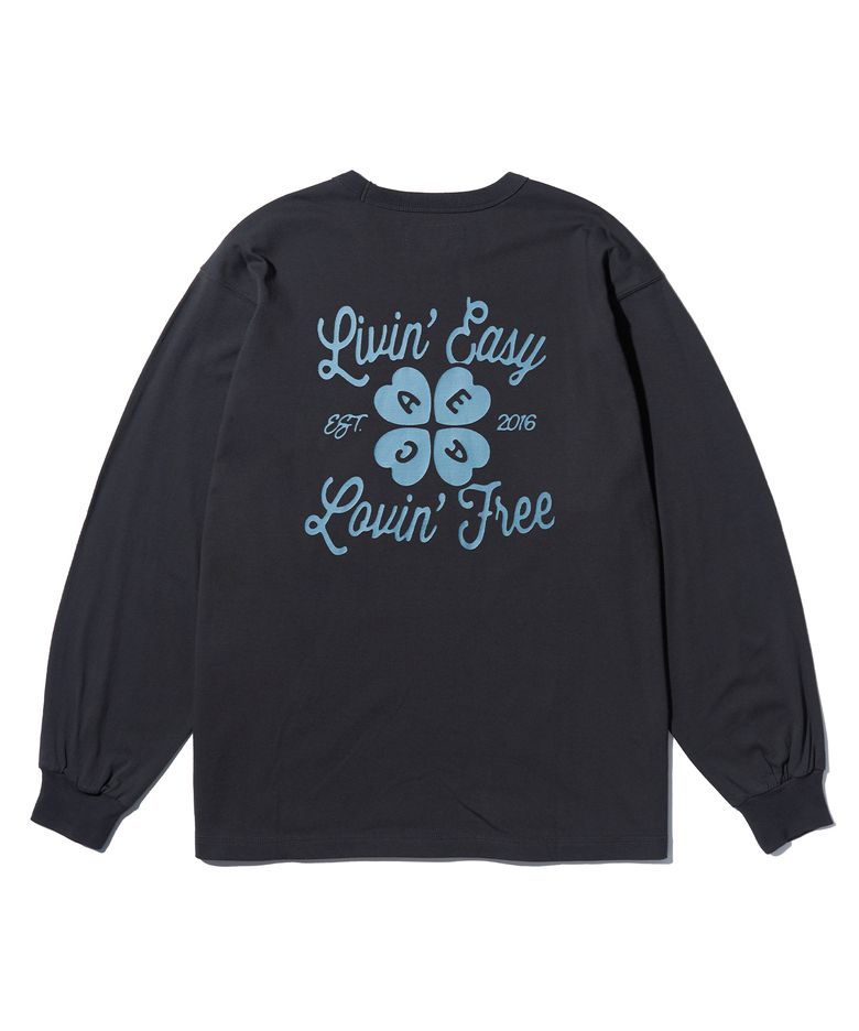 AECA LOVIN EASY LONG SLEEVE-CHARCOAL