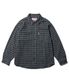GLEN CHECK POCKET SHIRTS-GREEN