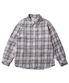 WASHED TARTAN CHECK POCKET SHIRTS-BEIGE