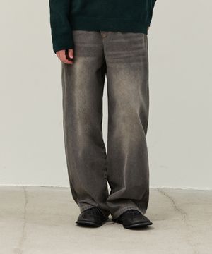 M278 커브드 워싱 데님