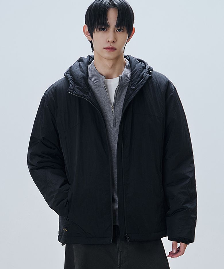 라이트 신다운 패디드 자켓 [BLACK]