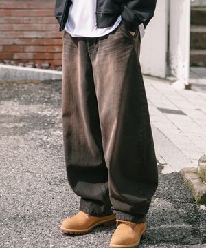 페이즈 벌룬 데님팬츠 빈티지브라운 KJLP2681