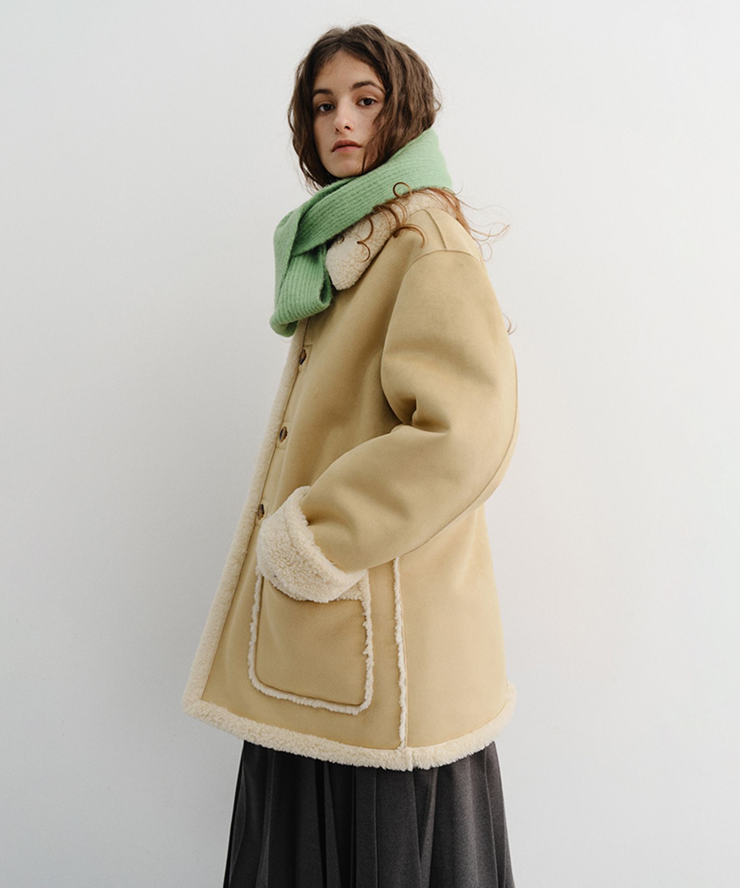 DUNST　ダンスト　レディース コート　Sサイズ 　キャメル　韓国　ブランド Dunst(ダンスト) コート(レディース) - 海外通販のBUYMA