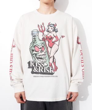 RG Kiss & Risk Washed Long Sleeve (Ecru)
