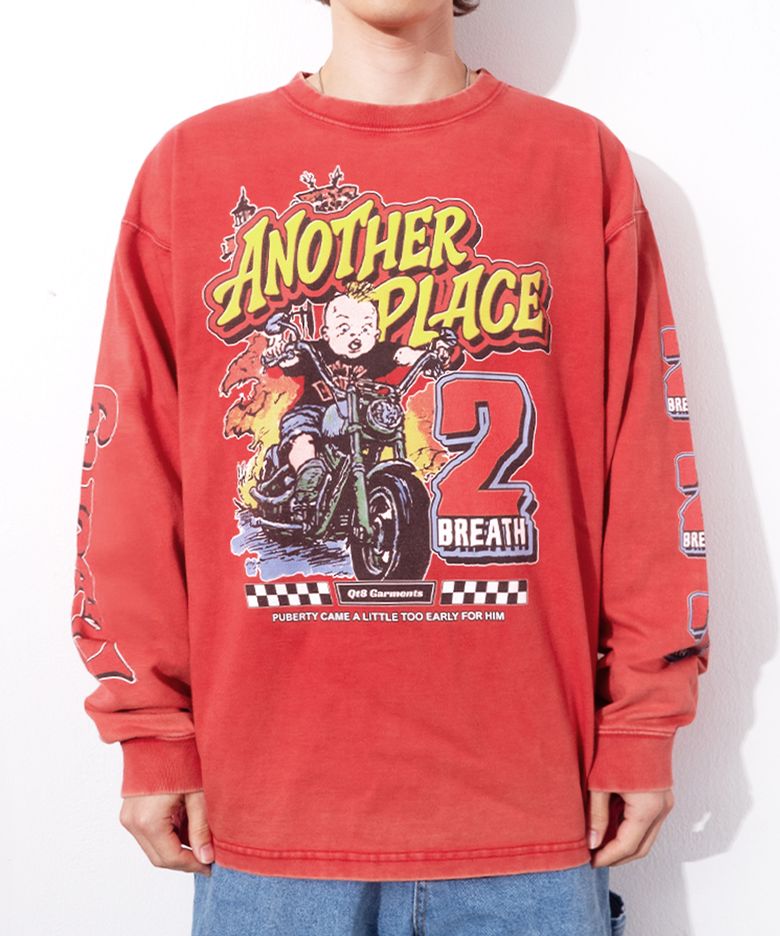 RG Another Place Washed Long Sleeve (Red)