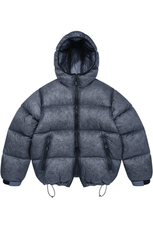 LM CLOUD COLOR LAYERED HOOD DOWN JP (NAVY)