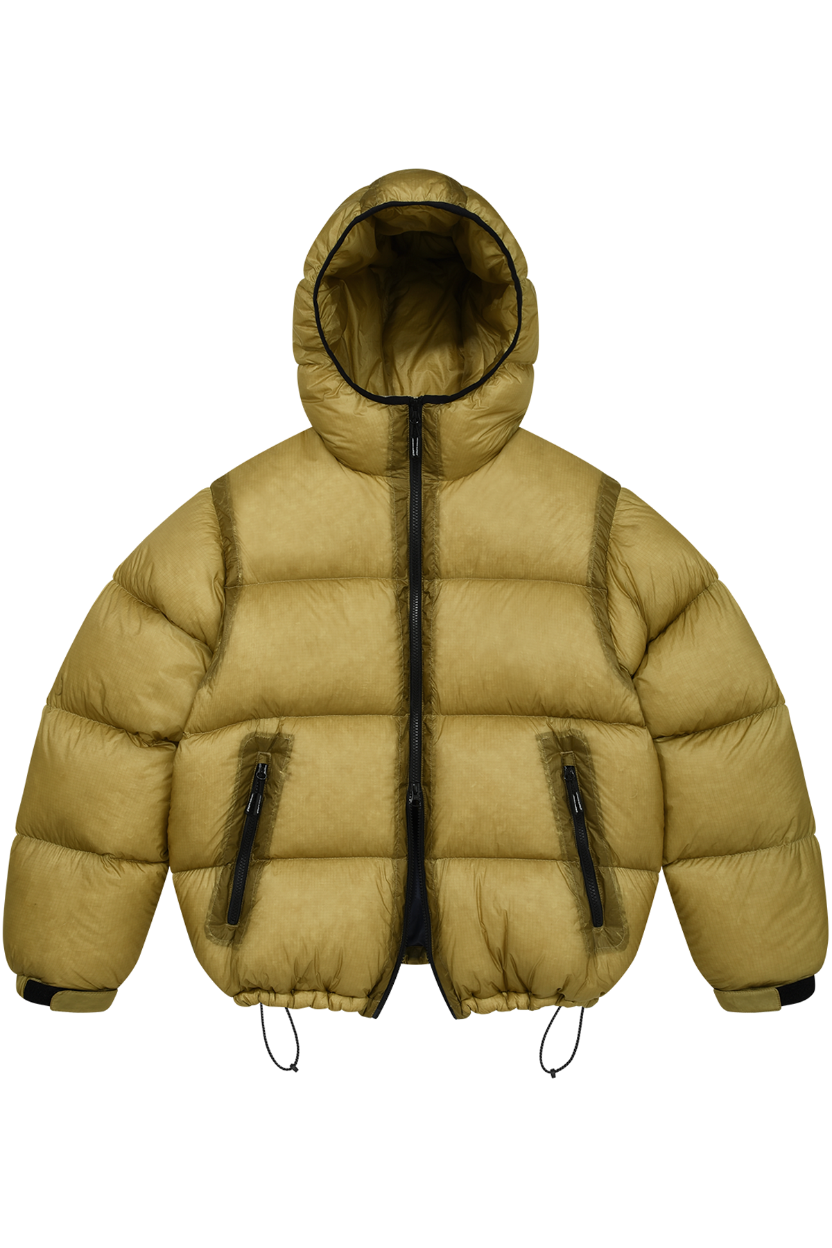 록히드마틴(LOCKHEED MARTIN) LM CLOUD COLOR LAYERED HOOD DOWN JP (MUSTARD)