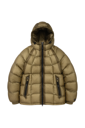 LM CLOUD COLOR LINE POINT RAGLAN DOWN JP (BEIGE)