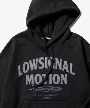 서지라인 헤비코튼 후드 블랙 JUHD6898