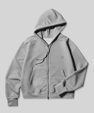 클러치 크롭 후드집업 그레이 SJHD6909