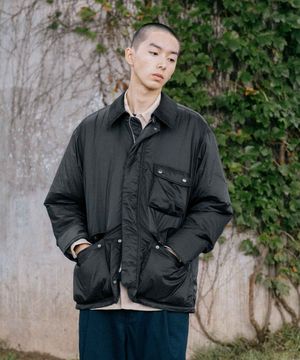 신슐레이트 헌팅 자켓 - BLACK