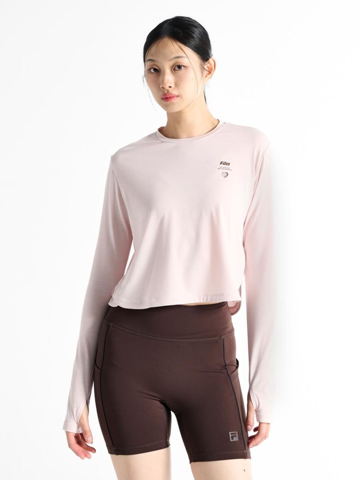 휠라(FILA) [여] 러닝 그래픽 긴팔티(FS253RL02F003650)