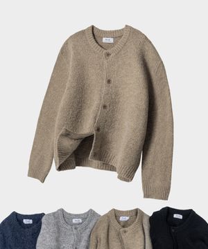 M1075 소프트 라운드넥 가디건(4COLORS)