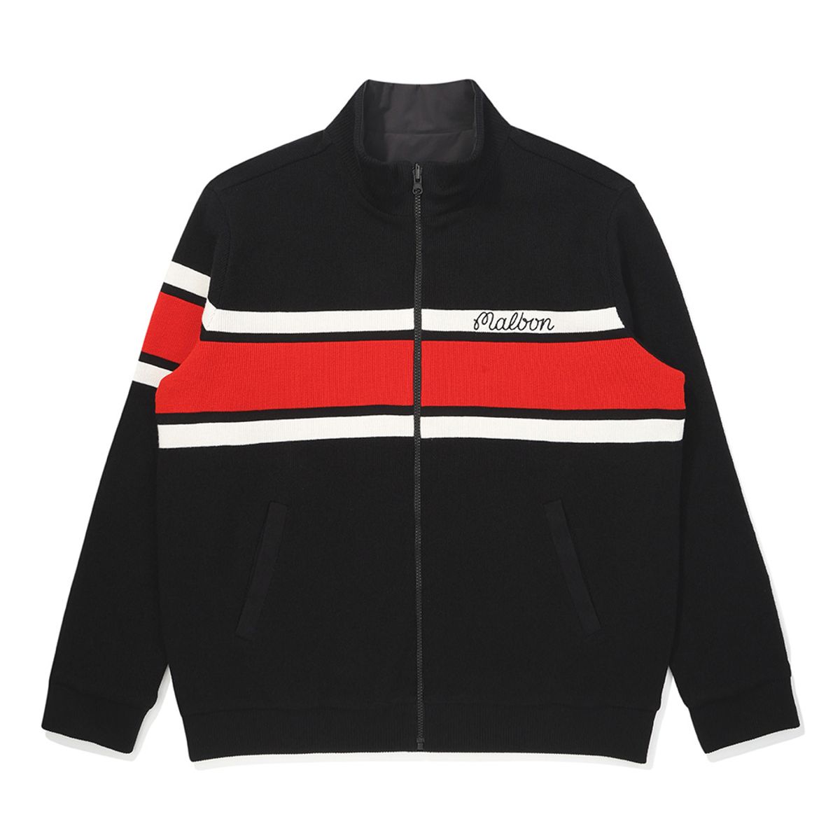 말본 골프(MALBON GOLF) 말본 버킷 리버시블 자켓 BLACK (MAN)