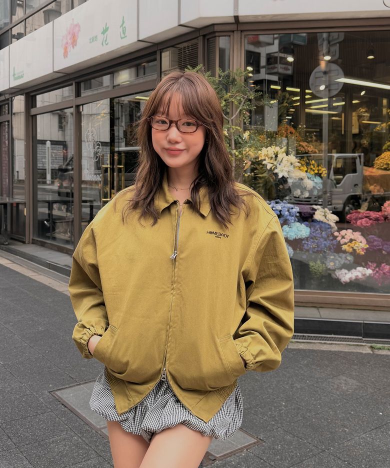 HOMEBODY BLOUSON JACKET (OLIVE)