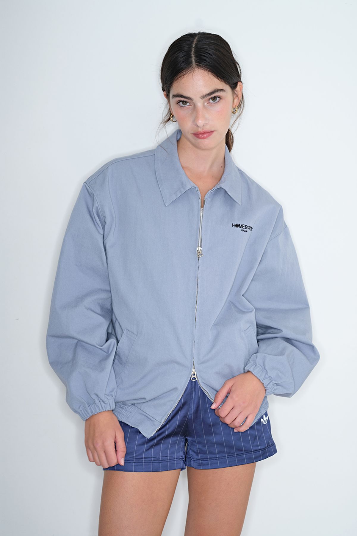 홈바디띵즈(HOMEBODY THINGS) HOMEBODY BLOUSON JACKET (SKY BLUE)