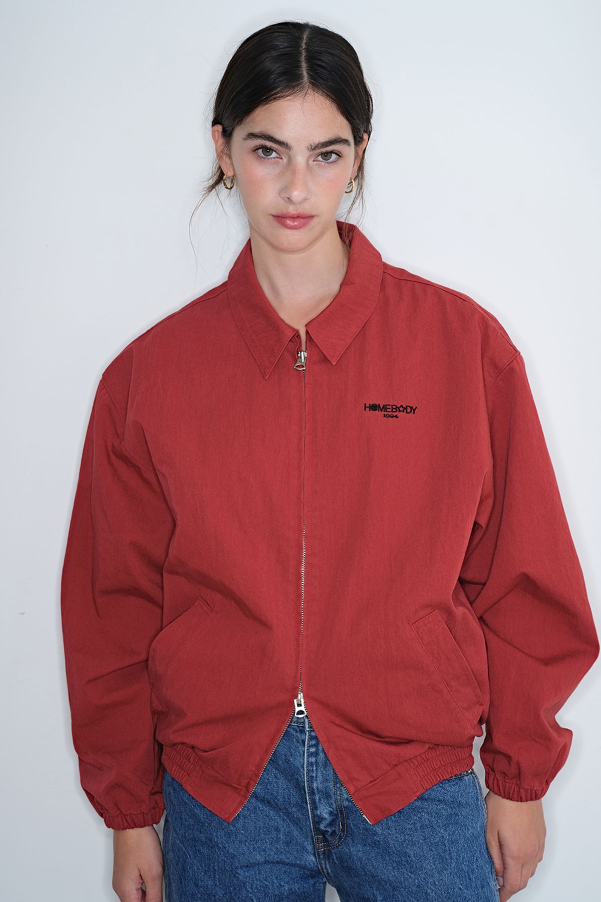 홈바디띵즈(HOMEBODY THINGS) HOMEBODY BLOUSON JACKET (RED)