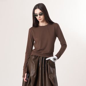 AW52TL01 베이스 레이어 탑_브라운