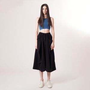 AW52PT31 W_테크플레어 팬츠_블랙