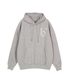 B로고 후드 그레이 베이지