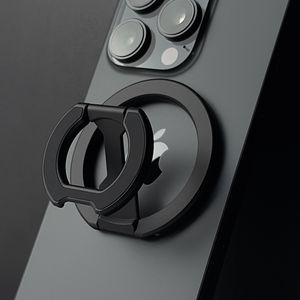맥세이프 그립톡 (아이폰 갤럭시 폴딩 양면자석 홀더) M10, Jet Black Titanium