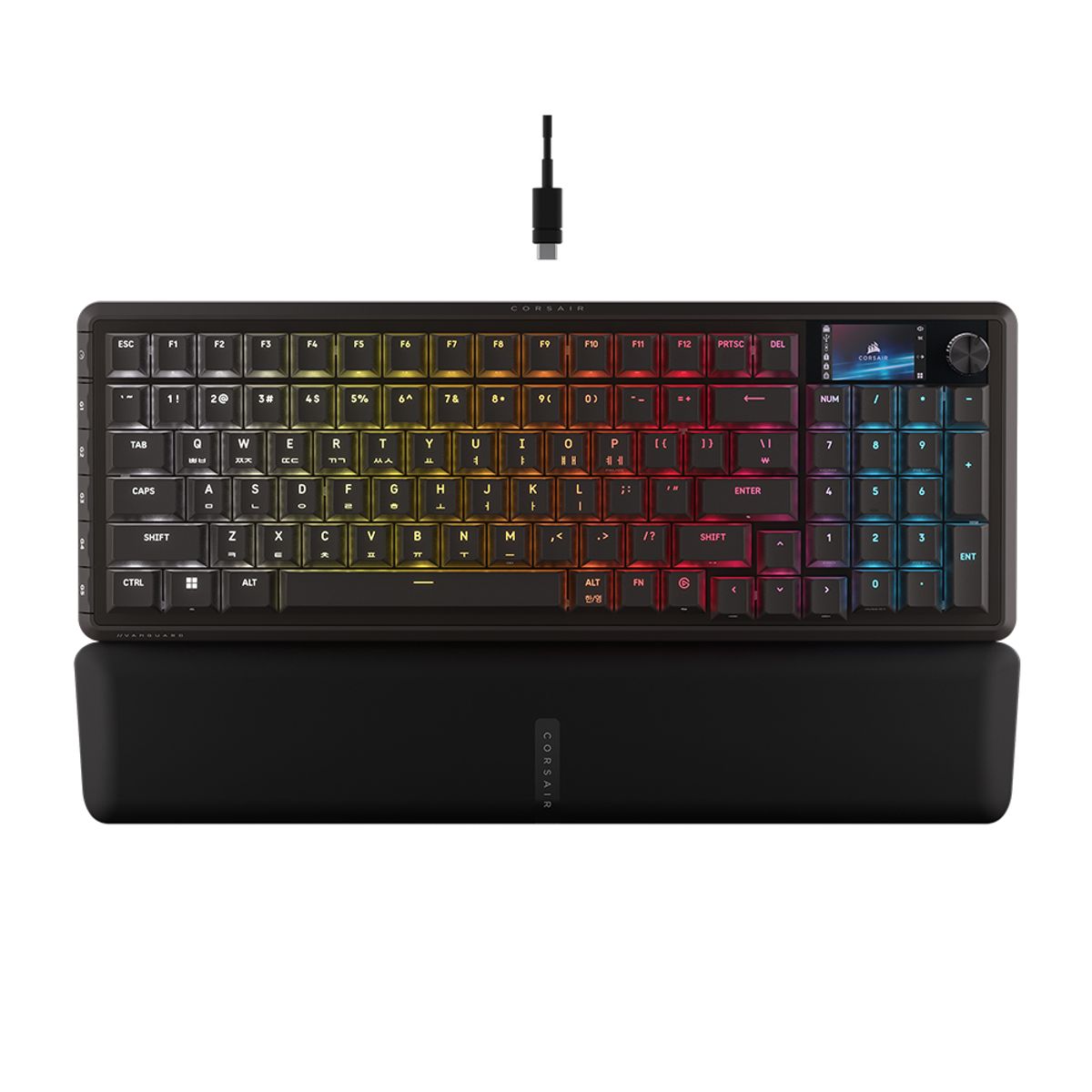 커세어(CORSAIR) 뱅가드 96 핫스왑 8K 게이밍 기계식 키보드 저소음축